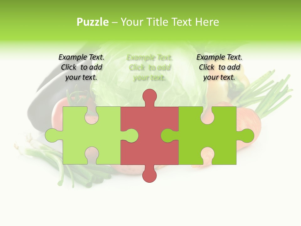 Vegetable Green Ripe PowerPoint Template