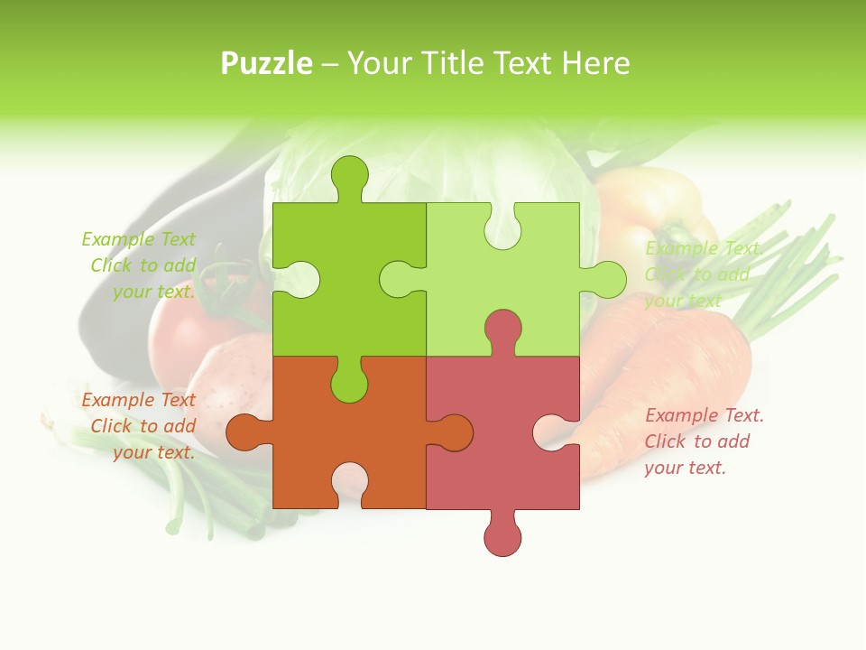 Vegetable Green Ripe PowerPoint Template