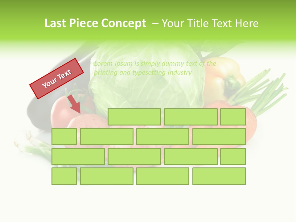 Vegetable Green Ripe PowerPoint Template