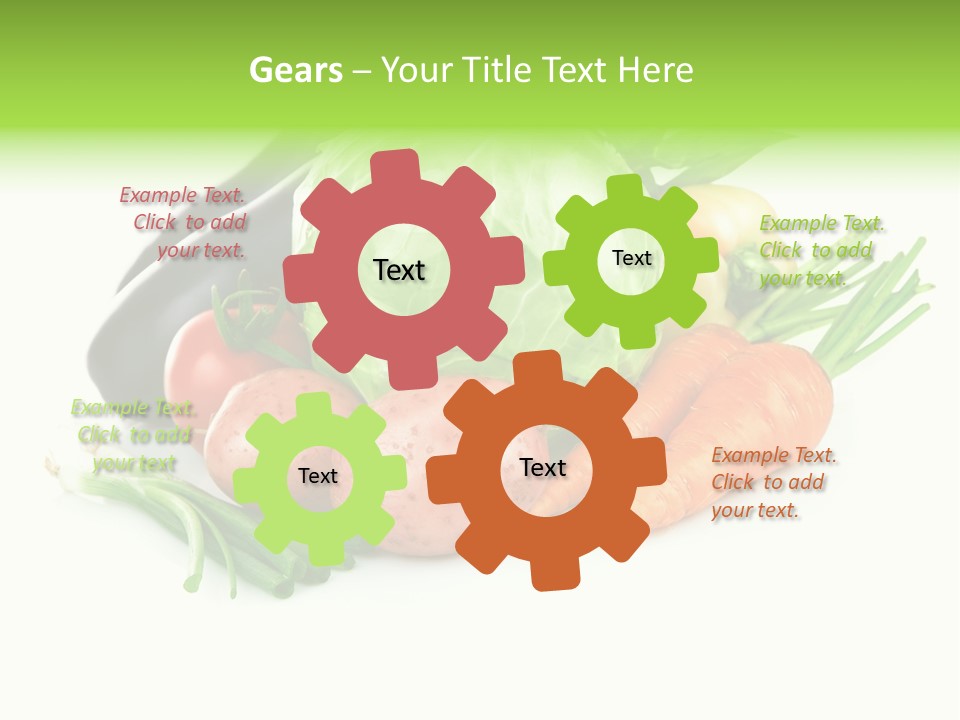 Vegetable Green Ripe PowerPoint Template