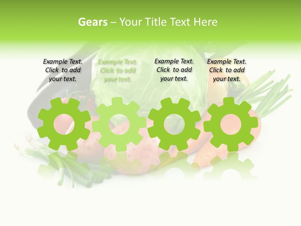 Vegetable Green Ripe PowerPoint Template
