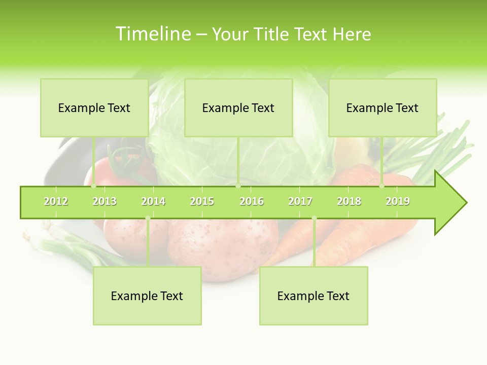 Vegetable Green Ripe PowerPoint Template