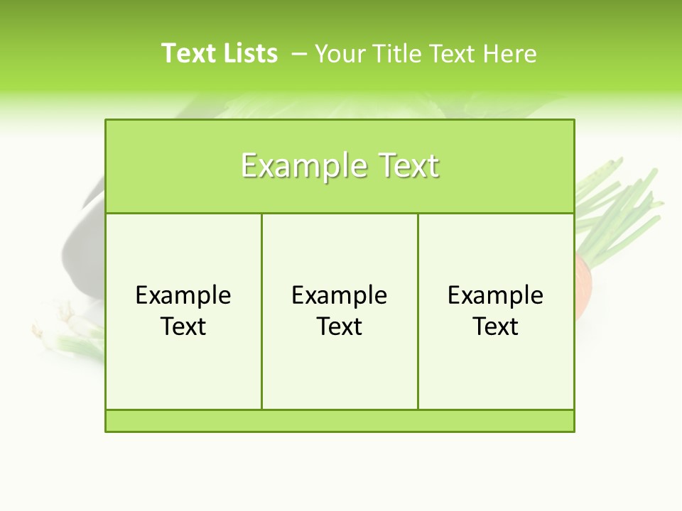 Vegetable Green Ripe PowerPoint Template