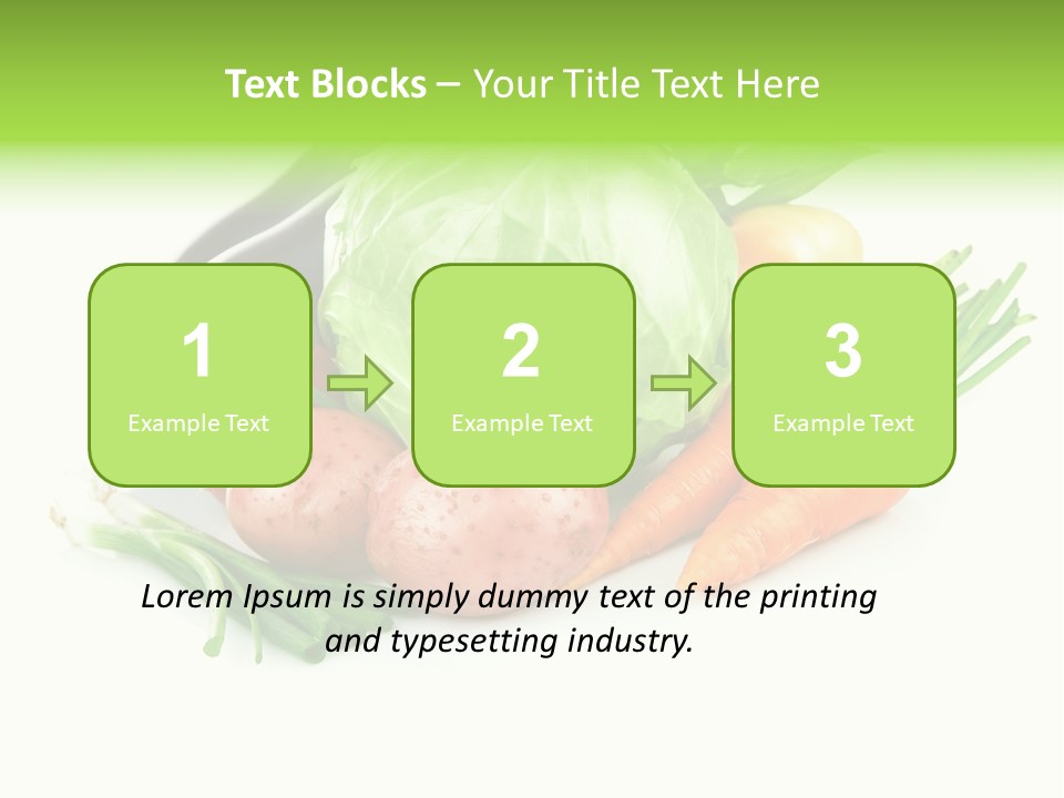 Vegetable Green Ripe PowerPoint Template
