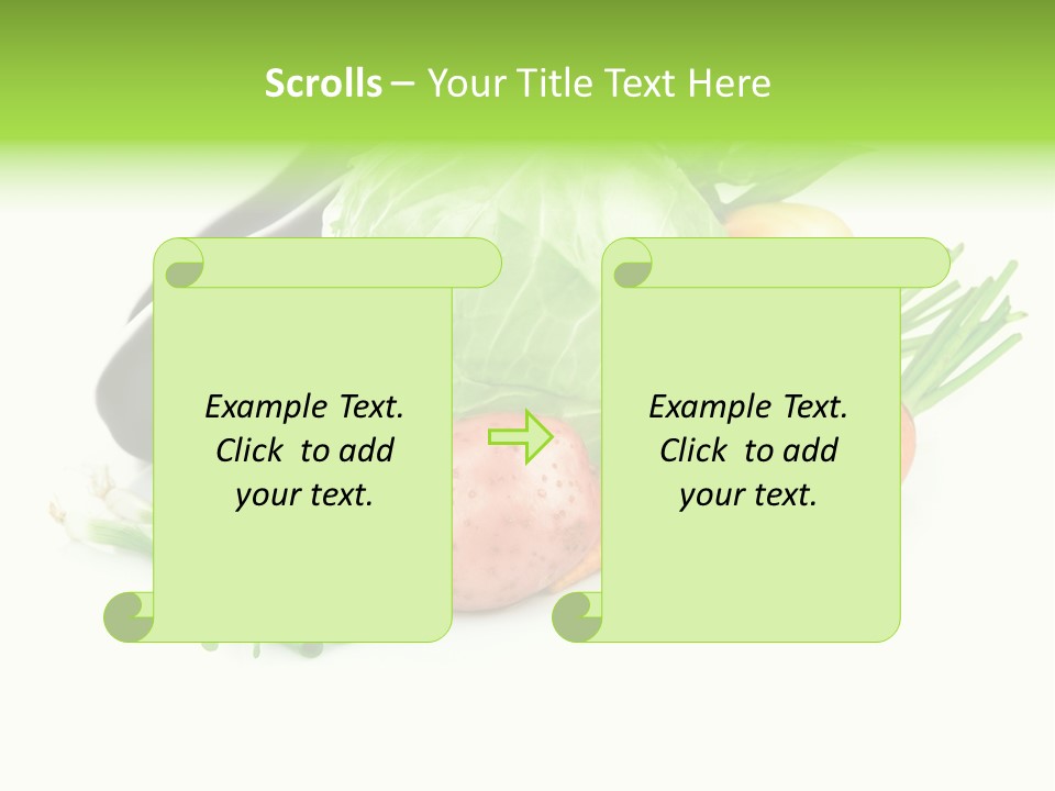 Vegetable Green Ripe PowerPoint Template
