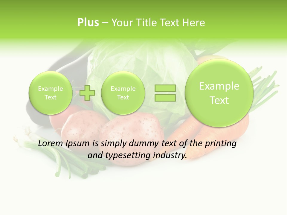 Vegetable Green Ripe PowerPoint Template