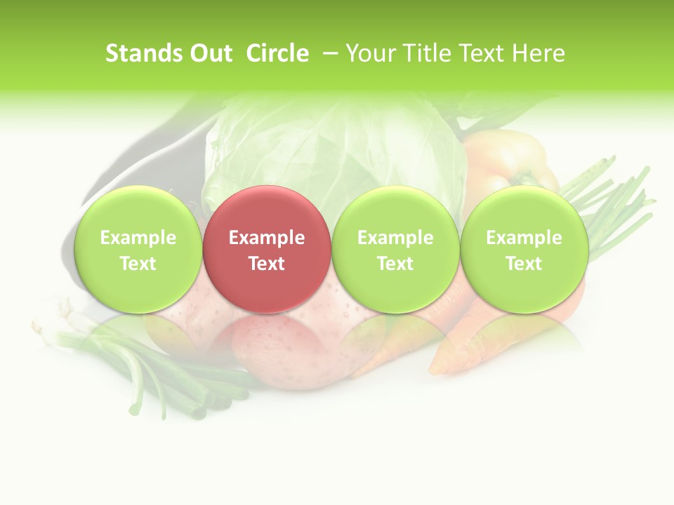 Vegetable Green Ripe PowerPoint Template