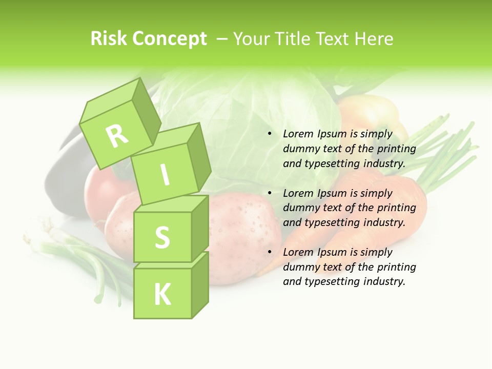 Vegetable Green Ripe PowerPoint Template