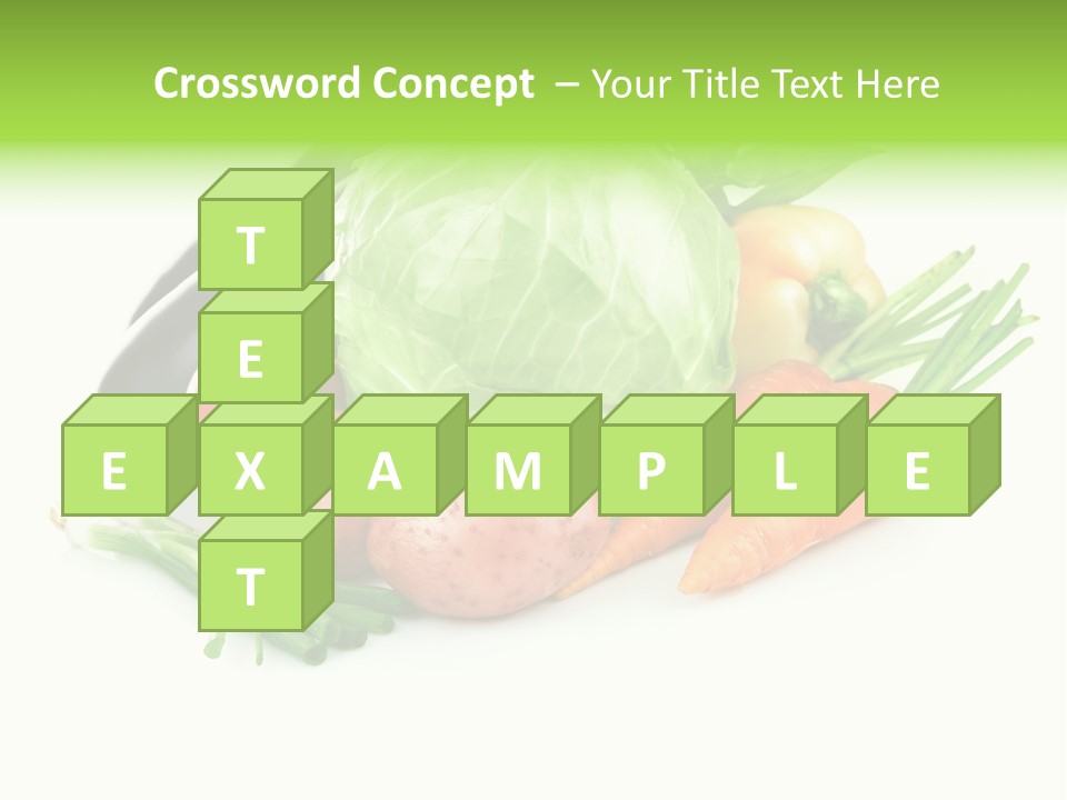 Vegetable Green Ripe PowerPoint Template