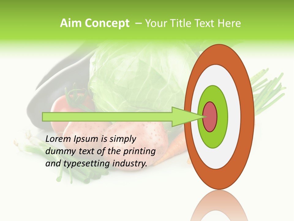 Vegetable Green Ripe PowerPoint Template