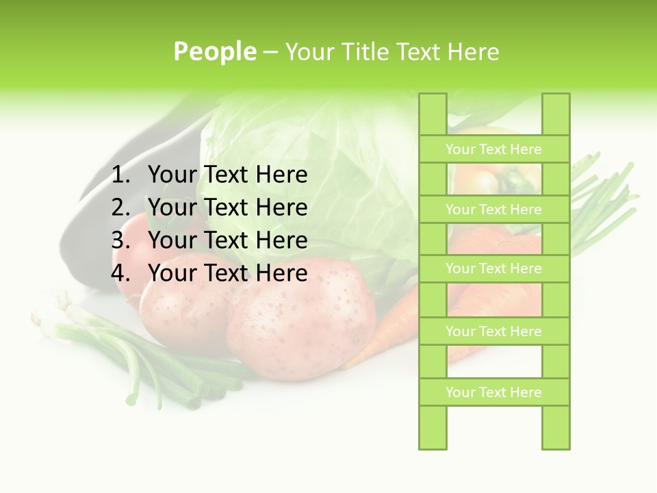 Vegetable Green Ripe PowerPoint Template