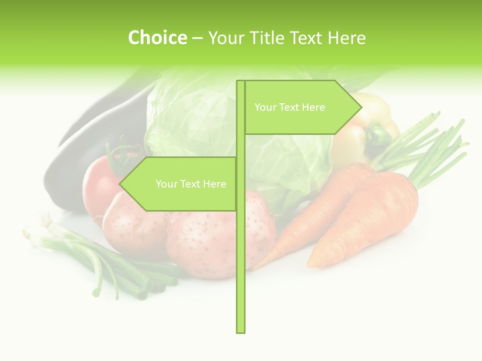 Vegetable Green Ripe PowerPoint Template