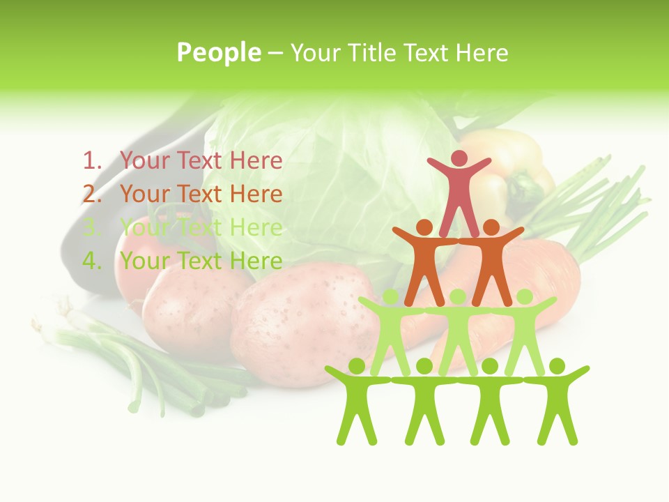 Vegetable Green Ripe PowerPoint Template