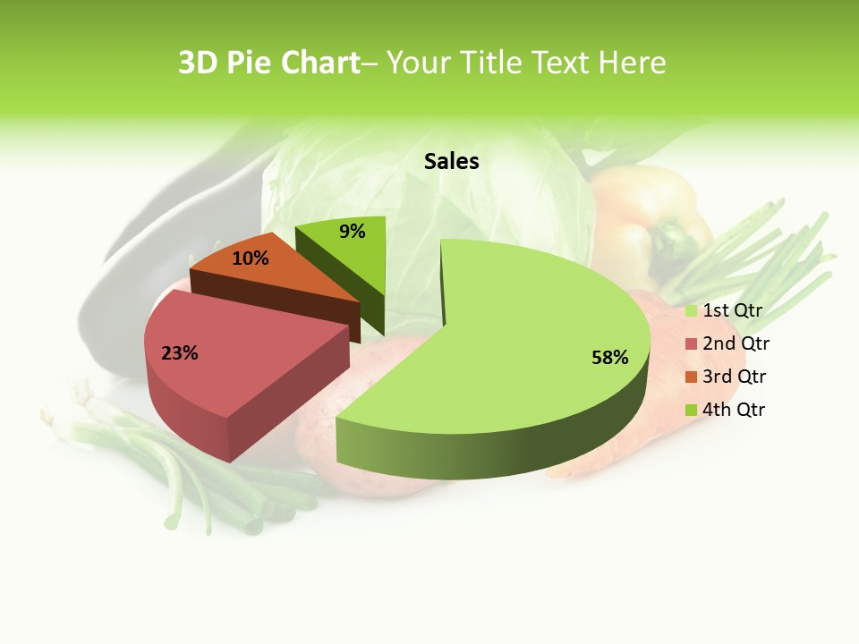 Vegetable Green Ripe PowerPoint Template