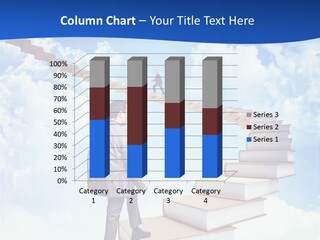 Knowledge Walk Sky PowerPoint Template