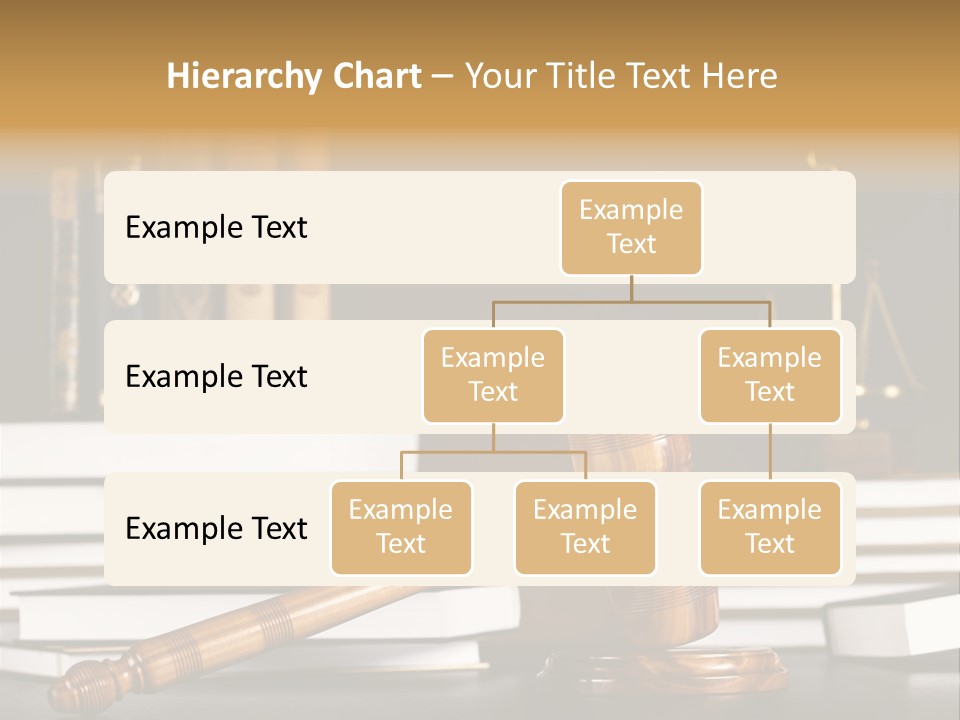 Symbol Judge Litigation PowerPoint Template