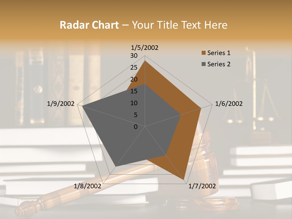 Symbol Judge Litigation PowerPoint Template