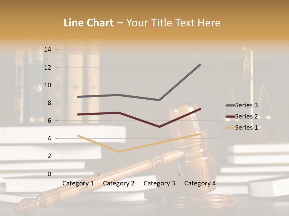 Symbol Judge Litigation PowerPoint Template
