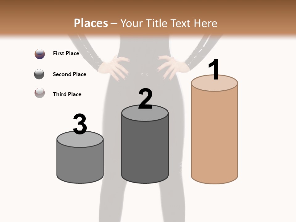 Sensual Slim Fetish PowerPoint Template