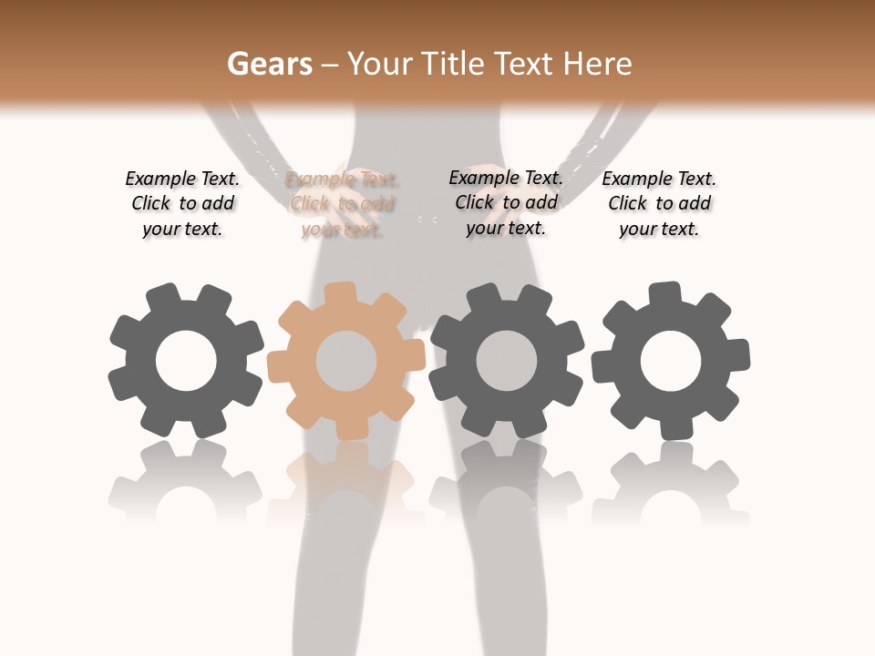 Sensual Slim Fetish PowerPoint Template