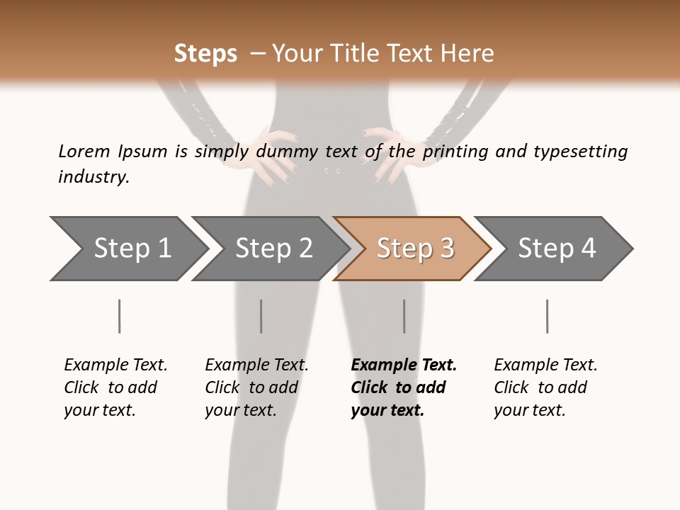 Sensual Slim Fetish PowerPoint Template