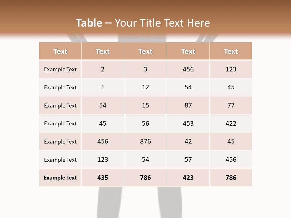Sensual Slim Fetish PowerPoint Template