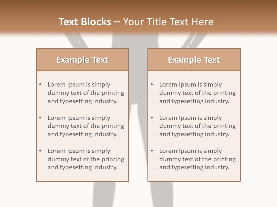 Sensual Slim Fetish PowerPoint Template