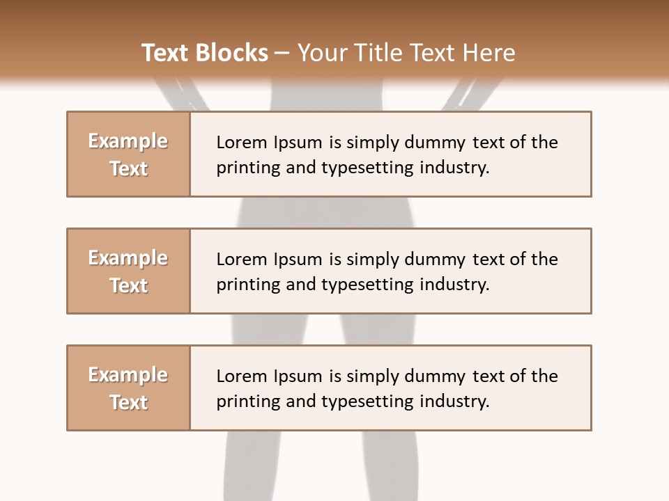 Sensual Slim Fetish PowerPoint Template