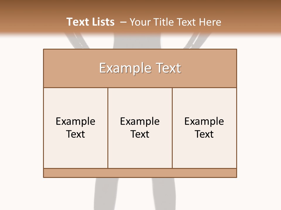 Sensual Slim Fetish PowerPoint Template