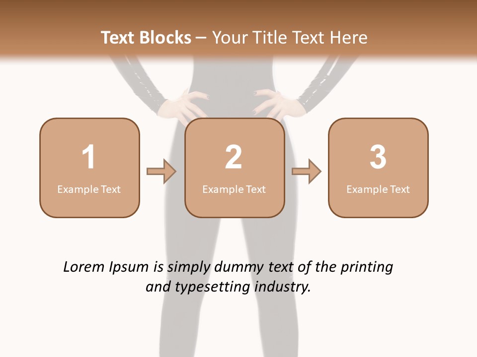 Sensual Slim Fetish PowerPoint Template