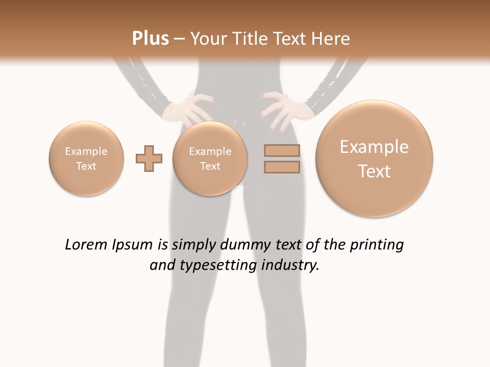 Sensual Slim Fetish PowerPoint Template