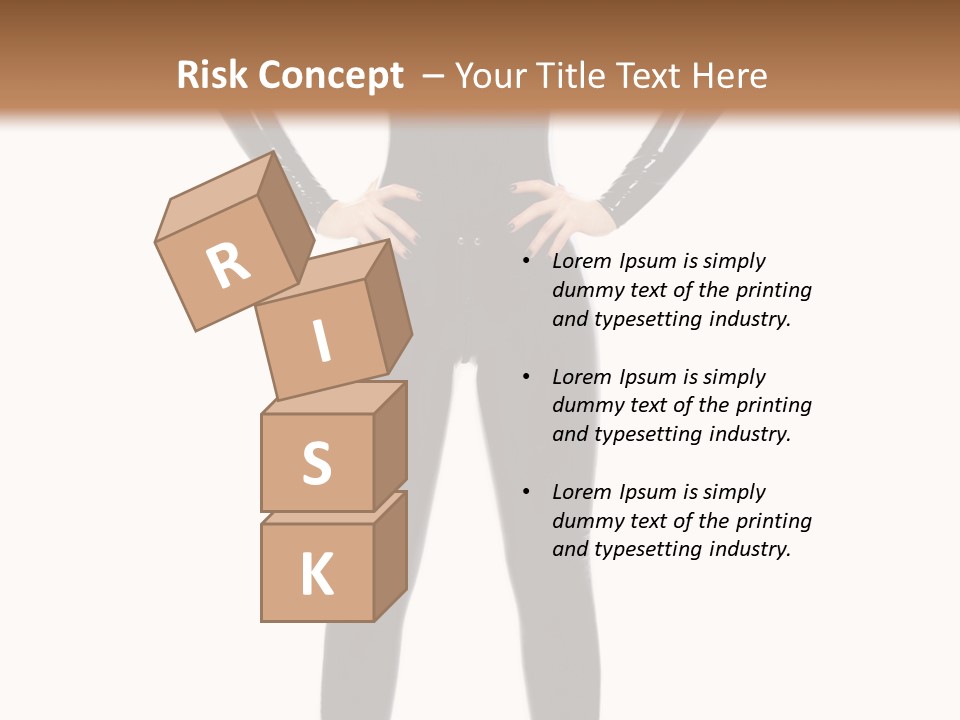 Sensual Slim Fetish PowerPoint Template