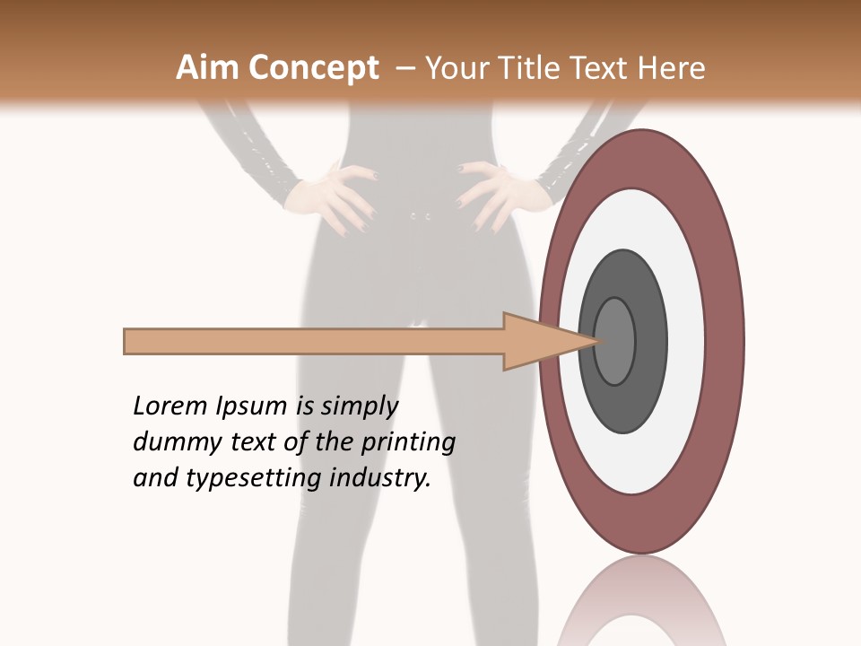 Sensual Slim Fetish PowerPoint Template