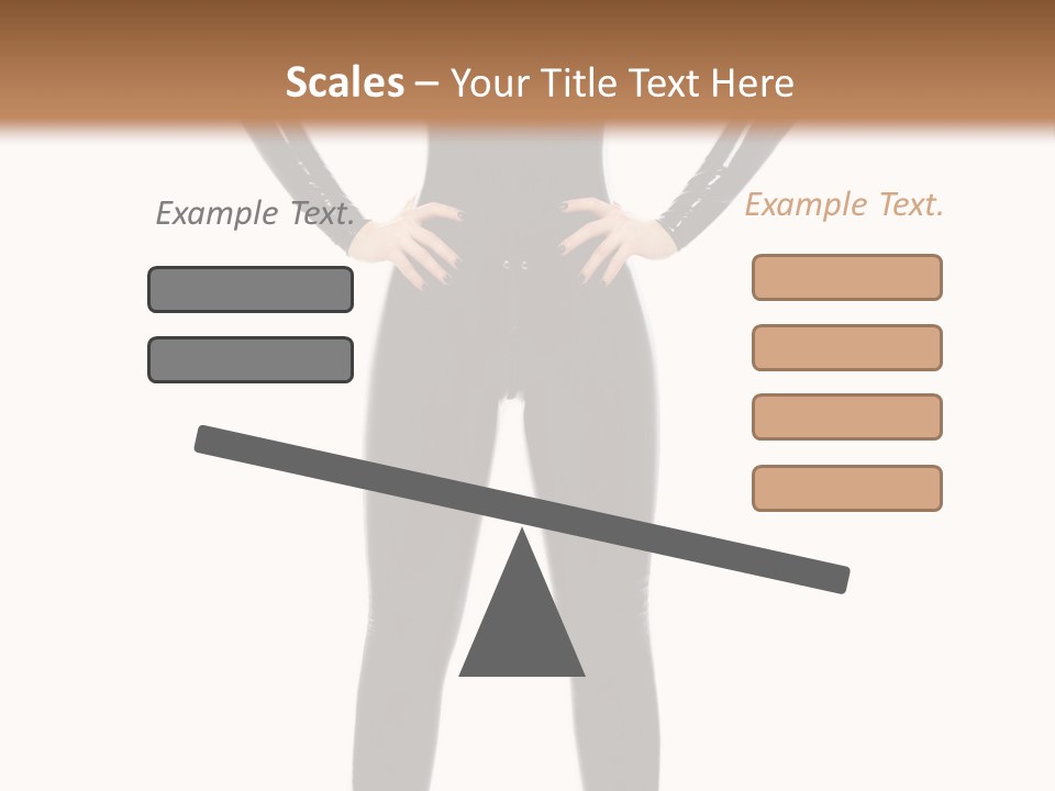 Sensual Slim Fetish PowerPoint Template