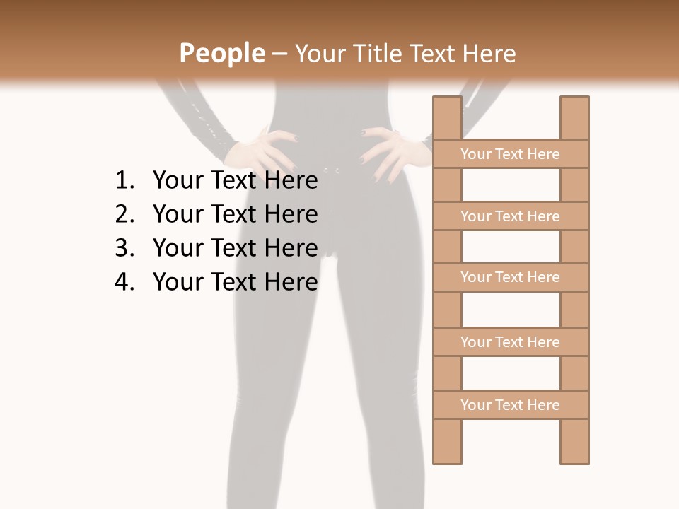 Sensual Slim Fetish PowerPoint Template