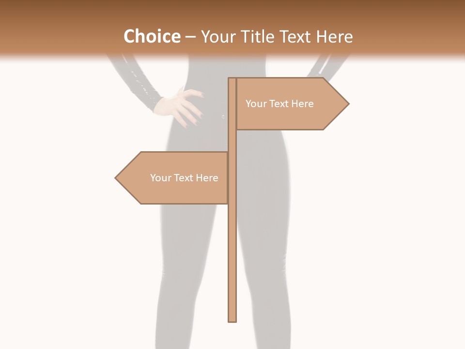 Sensual Slim Fetish PowerPoint Template