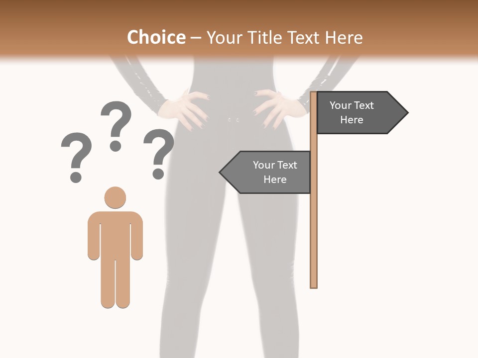 Sensual Slim Fetish PowerPoint Template