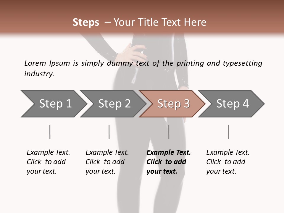 Latex Model Beautiful PowerPoint Template