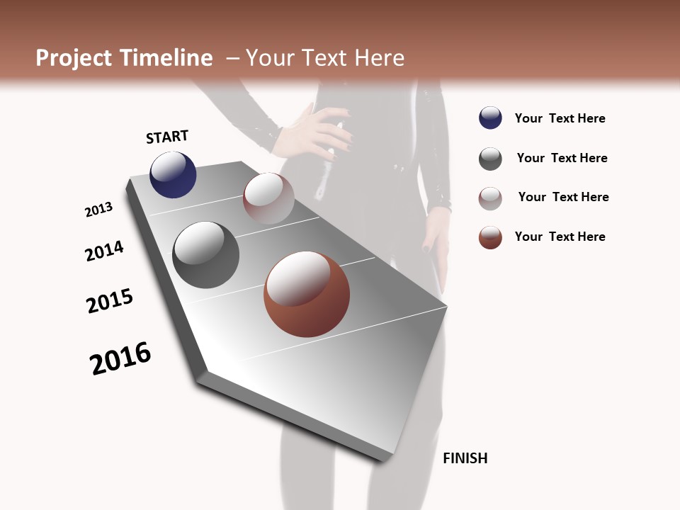 Latex Model Beautiful PowerPoint Template
