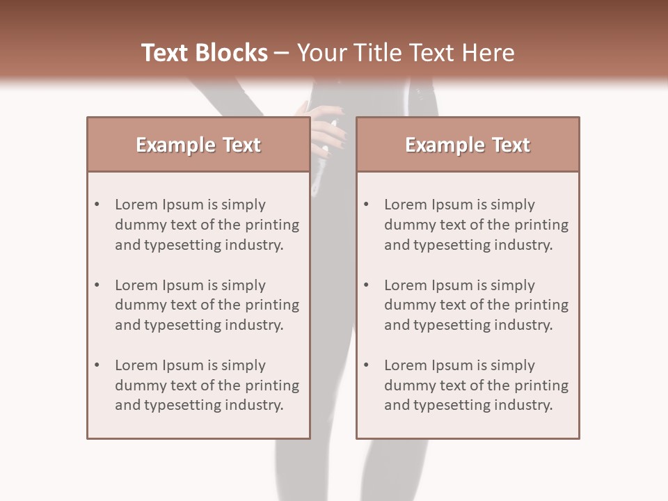 Latex Model Beautiful PowerPoint Template