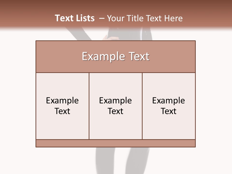 Latex Model Beautiful PowerPoint Template