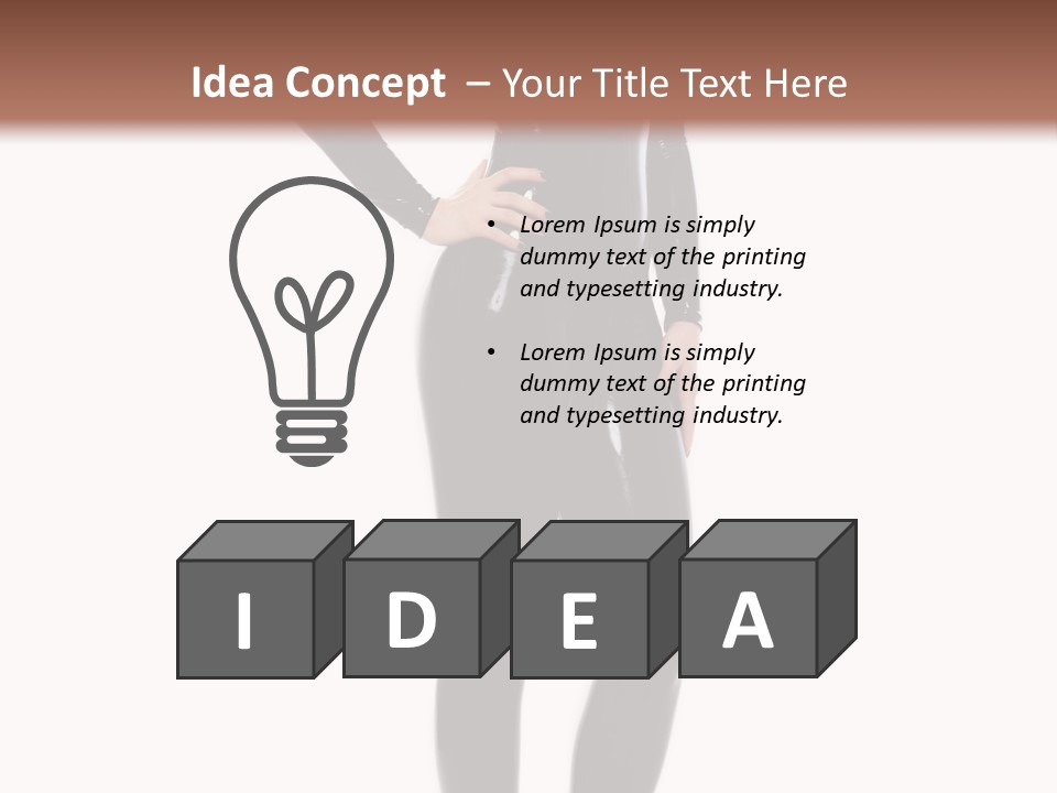 Latex Model Beautiful PowerPoint Template