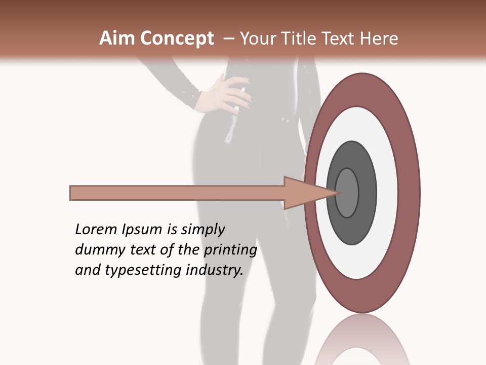 Latex Model Beautiful PowerPoint Template