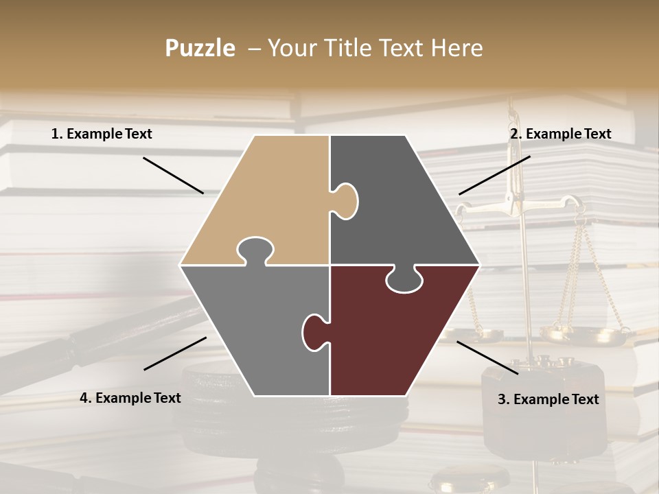 Legality Law Wooden PowerPoint Template