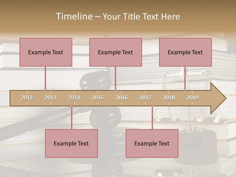 Legality Law Wooden PowerPoint Template