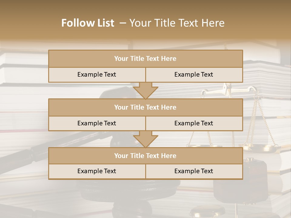 Legality Law Wooden PowerPoint Template