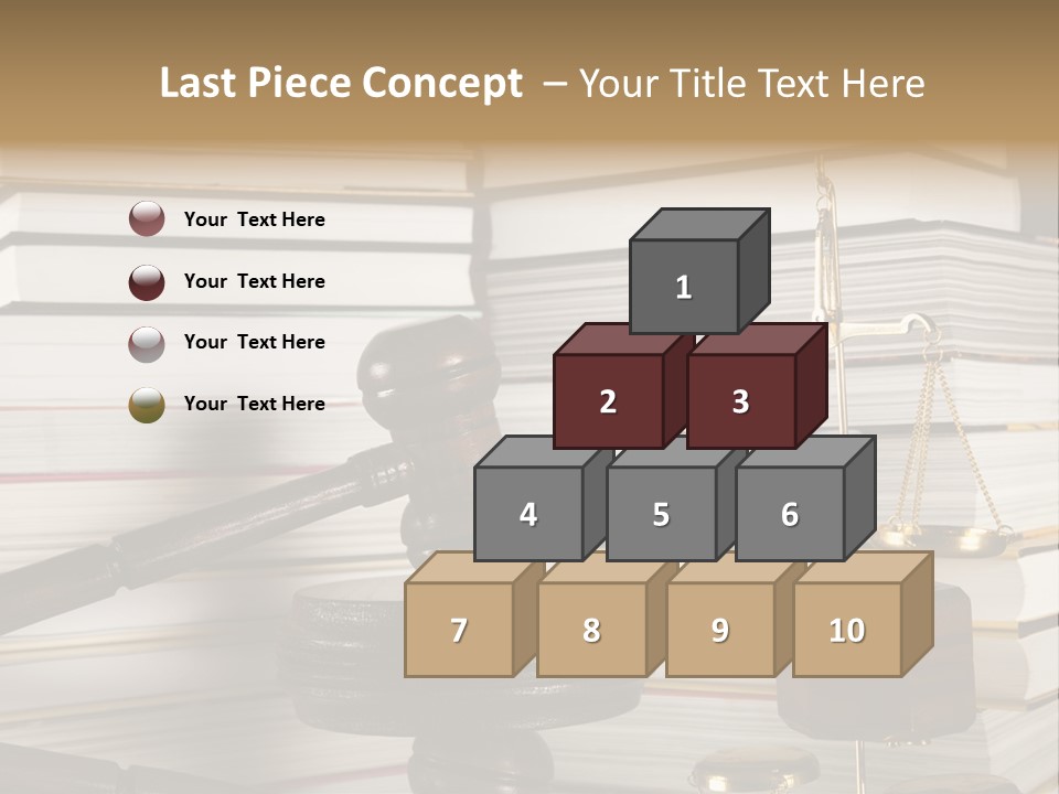 Legality Law Wooden PowerPoint Template