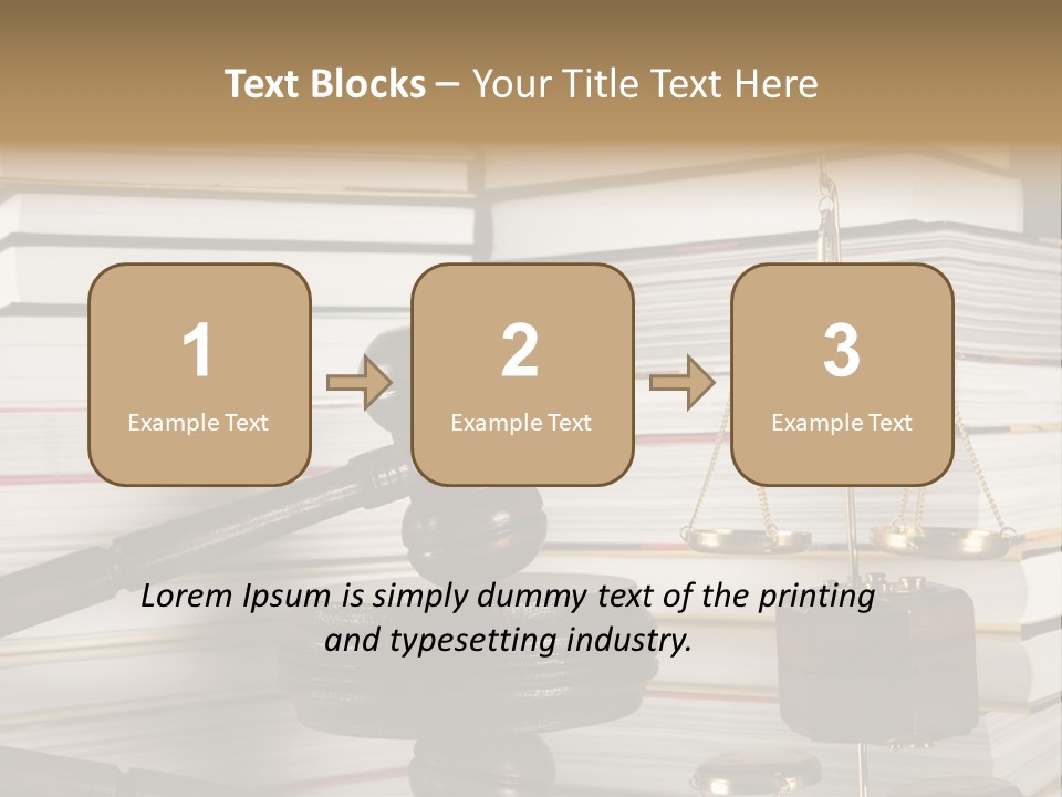 Legality Law Wooden PowerPoint Template