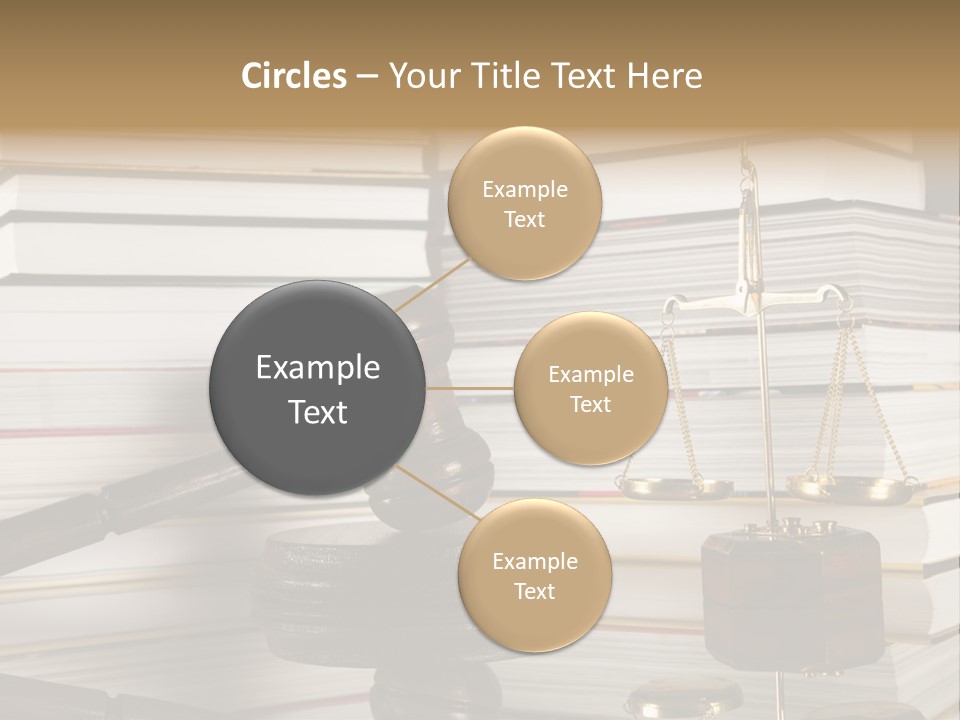 Legality Law Wooden PowerPoint Template