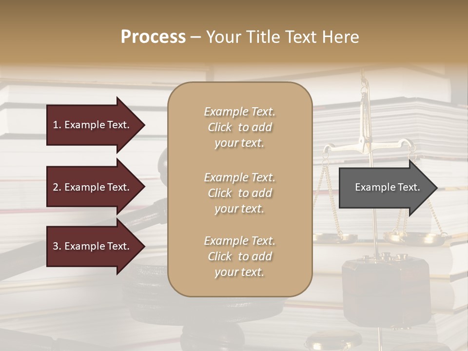 Legality Law Wooden PowerPoint Template